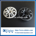 Plastic teller rosette ring & tellerette rosette ring without side for fume scrubber